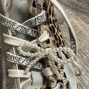 Golden Goose pearl bow only included